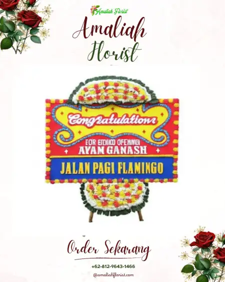 Sewa Papan Bunga Auditorium Politeknik Negeri Jakarta Depok
